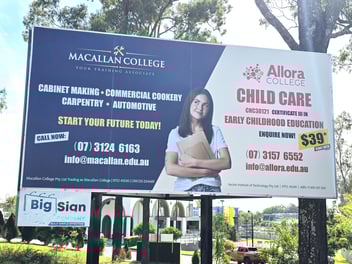 Welcome Macallan College & Allora College to Our Billboard Family!