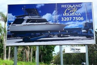 A big welcome to Redland City Marina to our billboard
